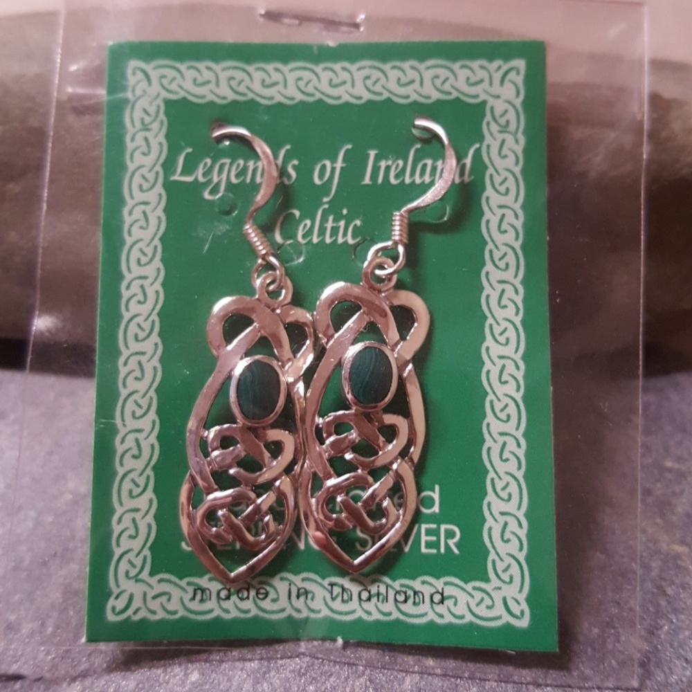 Celtic knot earrings